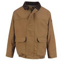 Brown Duck Lined Bomber Jacket-EXCEL FR Comfortouch
